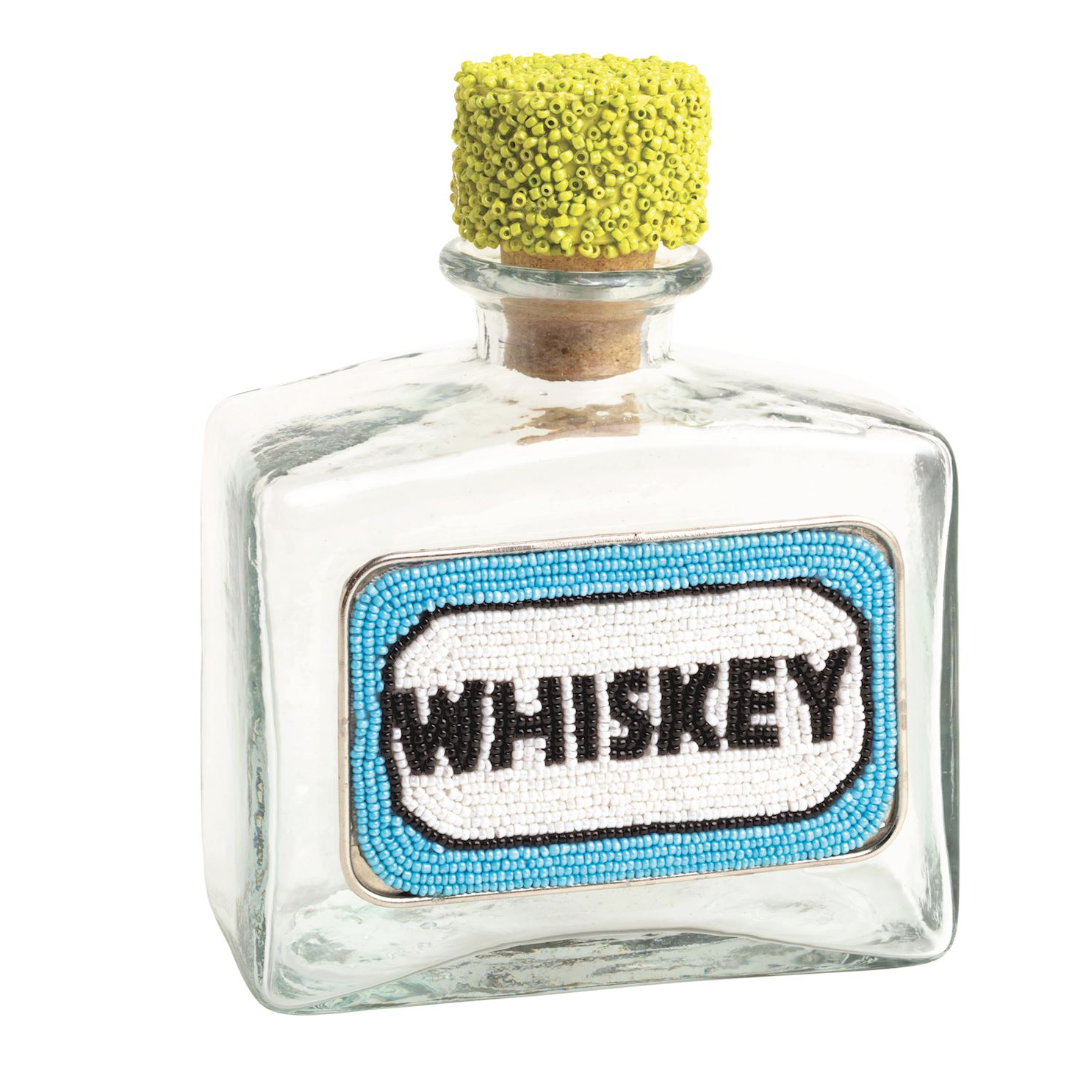 Whiskey Beaded Bar Decanter