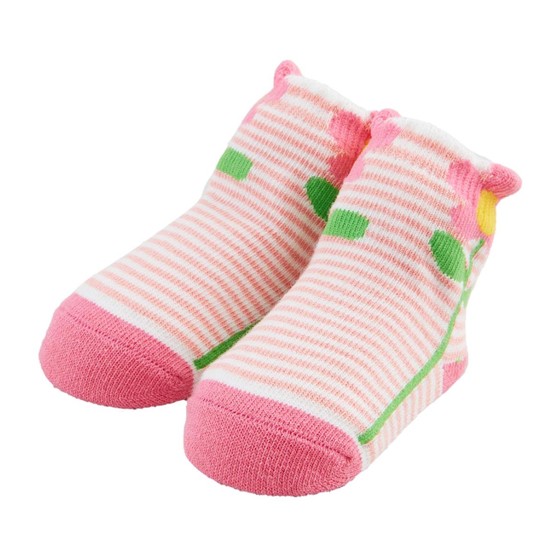 Baby Striped Flower Socks Mudpie