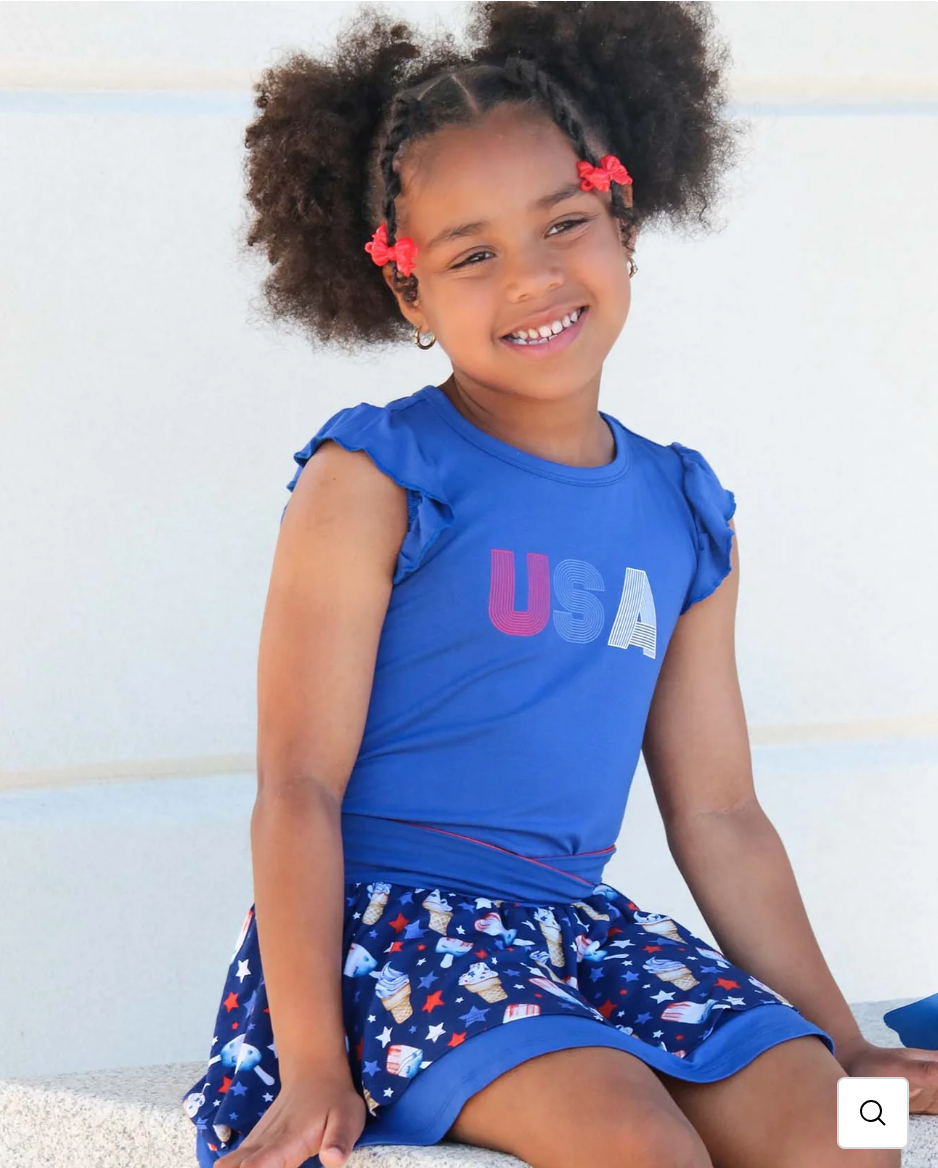 Franklin Flutter Sleeve Top USA