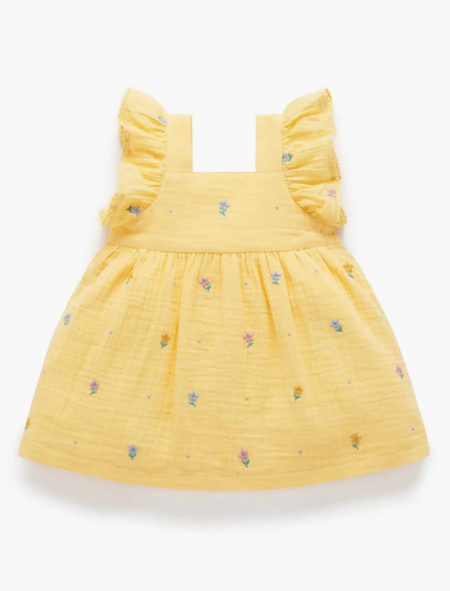 Daisy Broderie Butterfly Dress