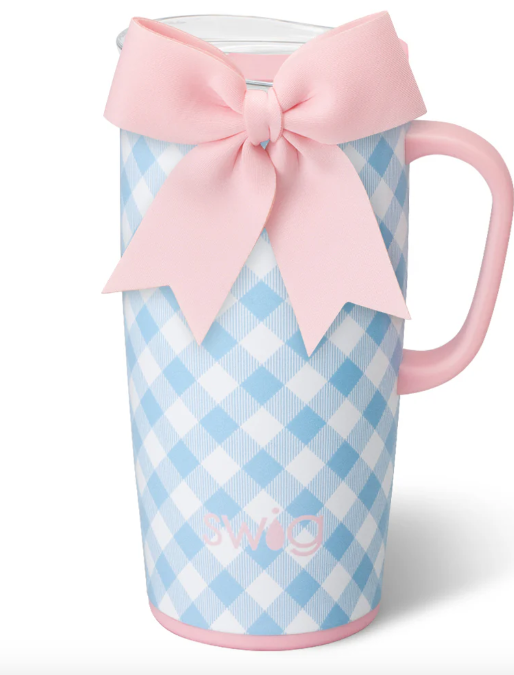 Travel Mug 22oz Gingham