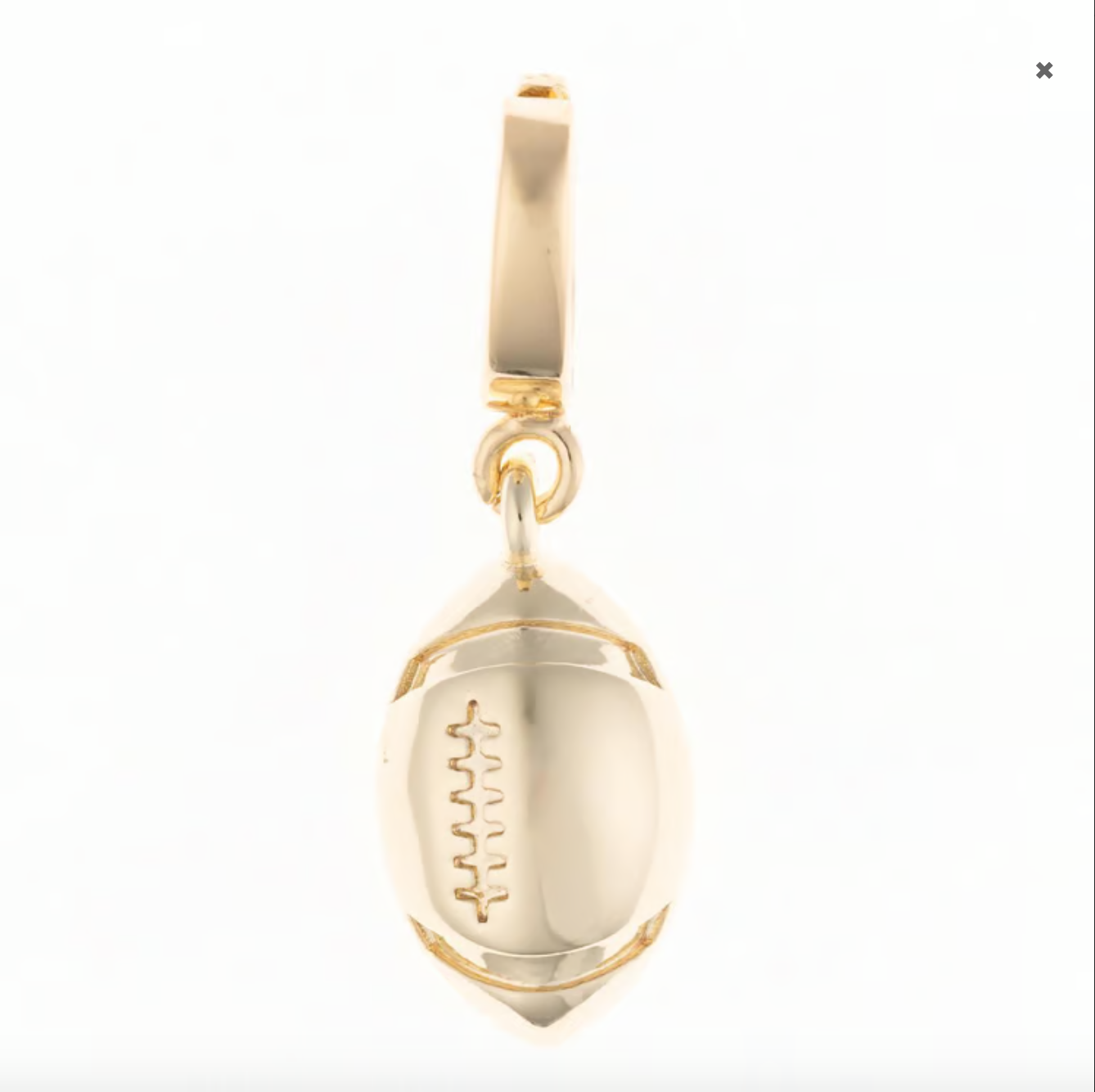 Luxe Sophie Football Charm
