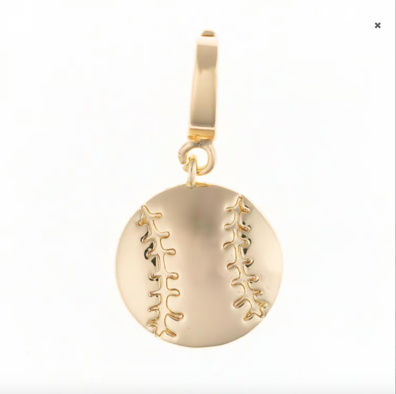 Luxe Sophie Baseball Charm