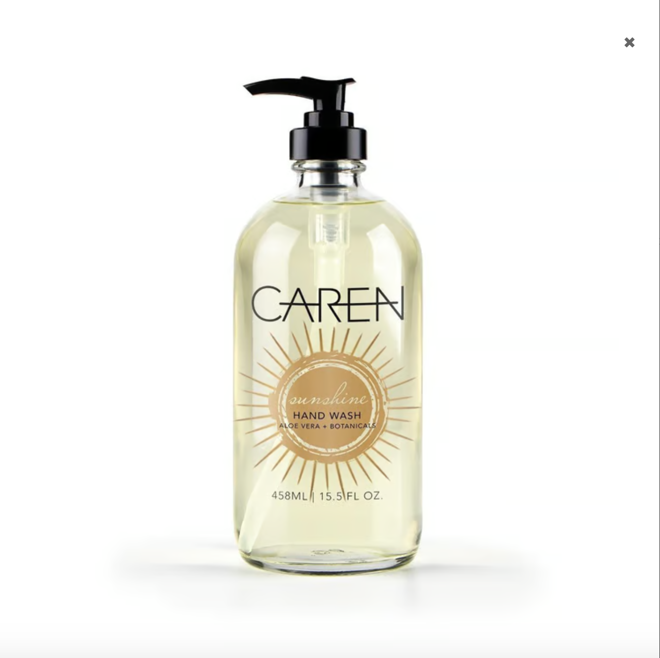 Sunshine Hand Wash Aloe Vera and Botanicals 15oz