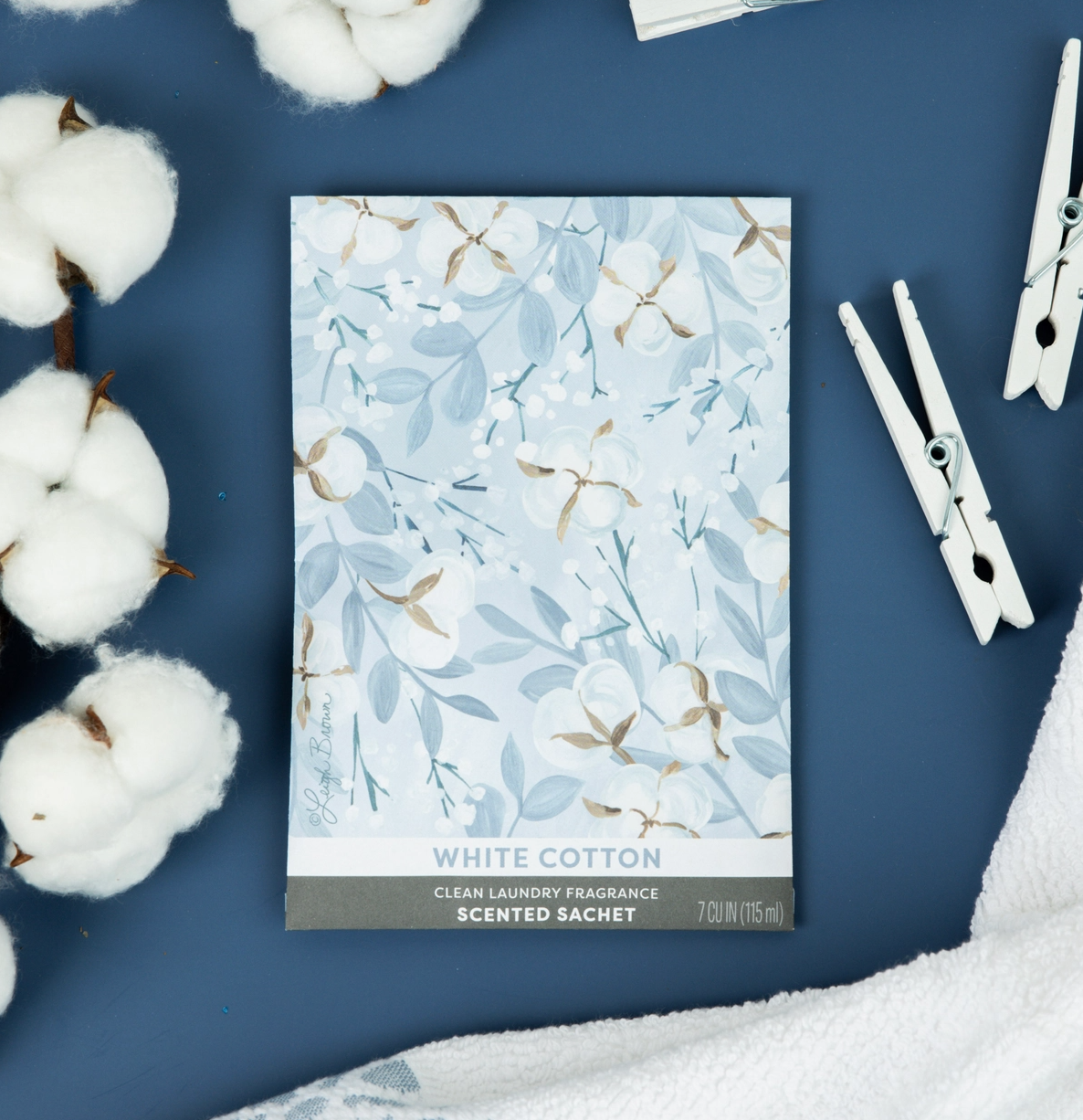 White Cotton Scented Sachet