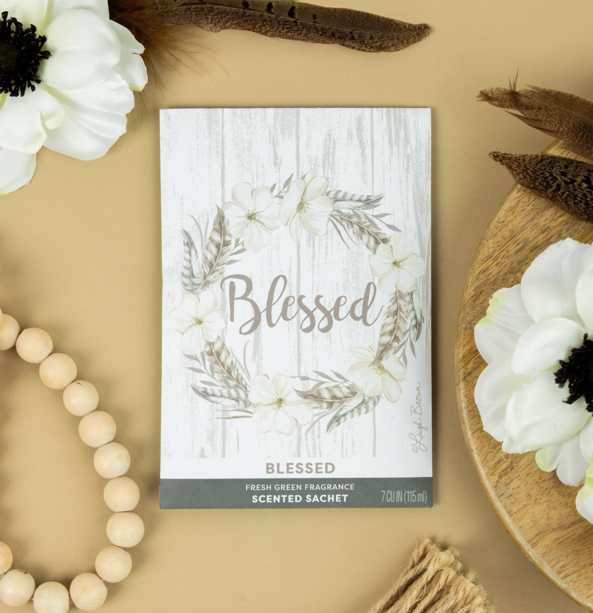 Blessed Feather Wreath Scented Sachet