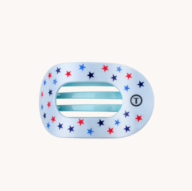 United We Sparkle Small Flat Round Hair Clip
