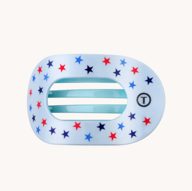 United We Sparkle Medium Flat Round Hair Clip