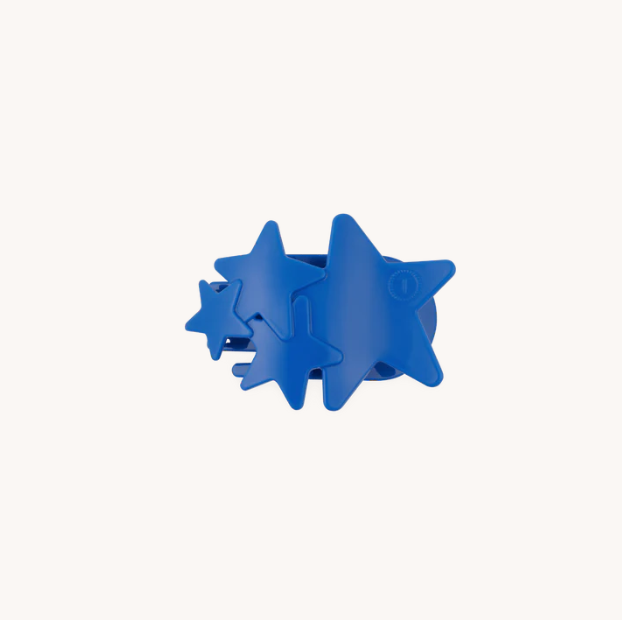 Blue Shooting Star Tiny Flat Hair Clip - Teleties
