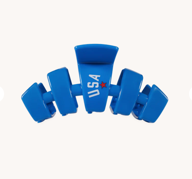 USA Blue Classic Small Hair Clip