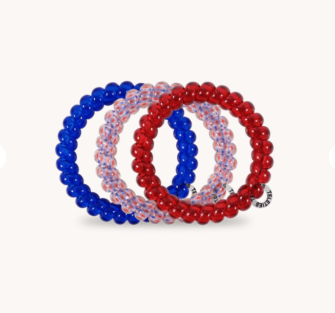 Patriot Pop Large Spiral Hair Coils