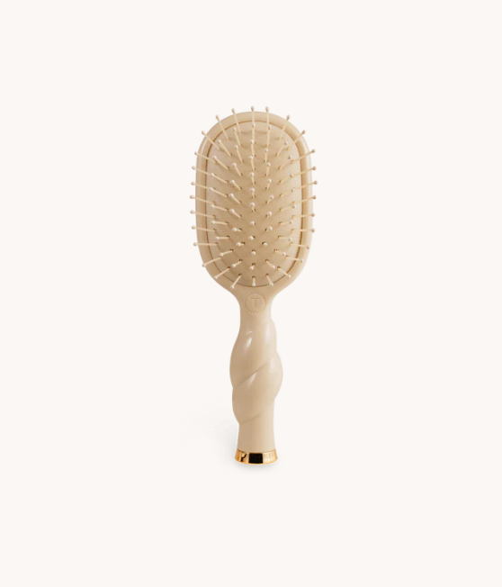 Tan Mini Medium Hair Brush