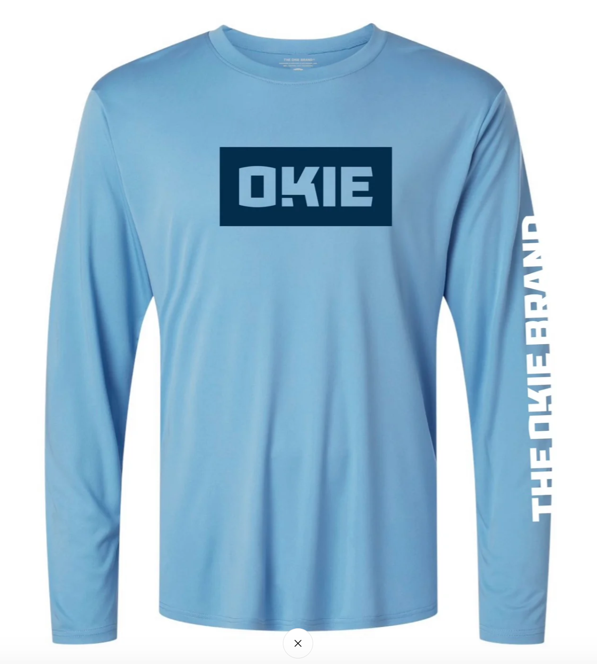 Okie Performance SPF LS Shirt Blue