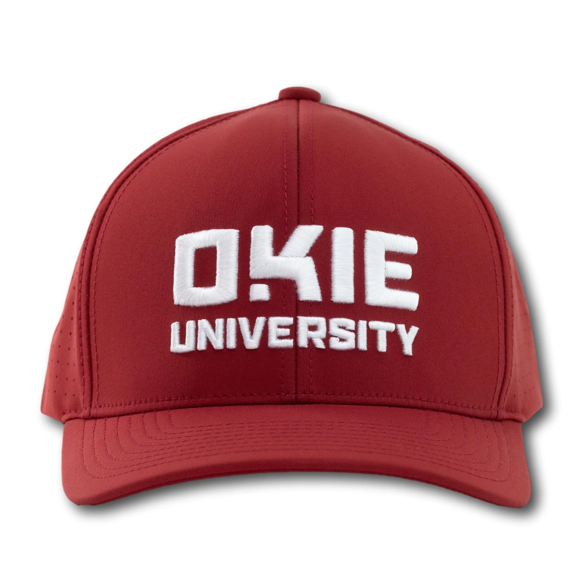 Okie University Performance Crimson Hat