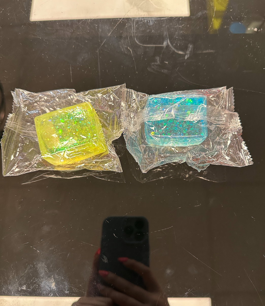 Glitter Cube Squishy