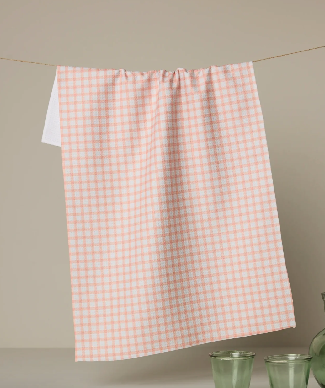 Peach Darling Kitchen Tea Towel