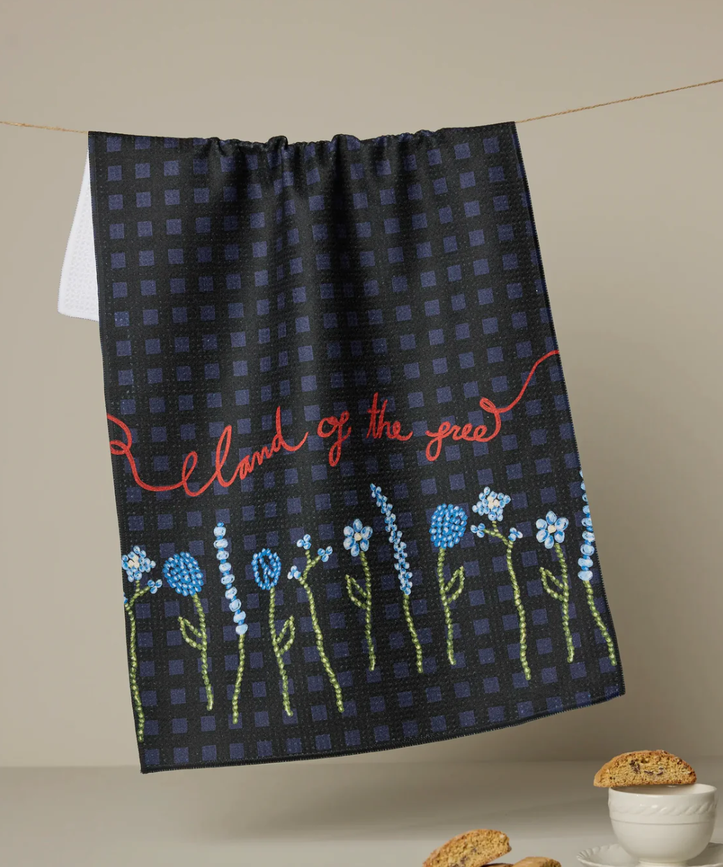 Land Of Free Kitchen Tea Towel