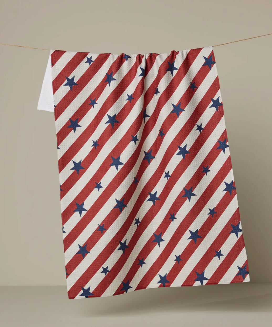 Patriotic Stripe Kitchen Tea Towel