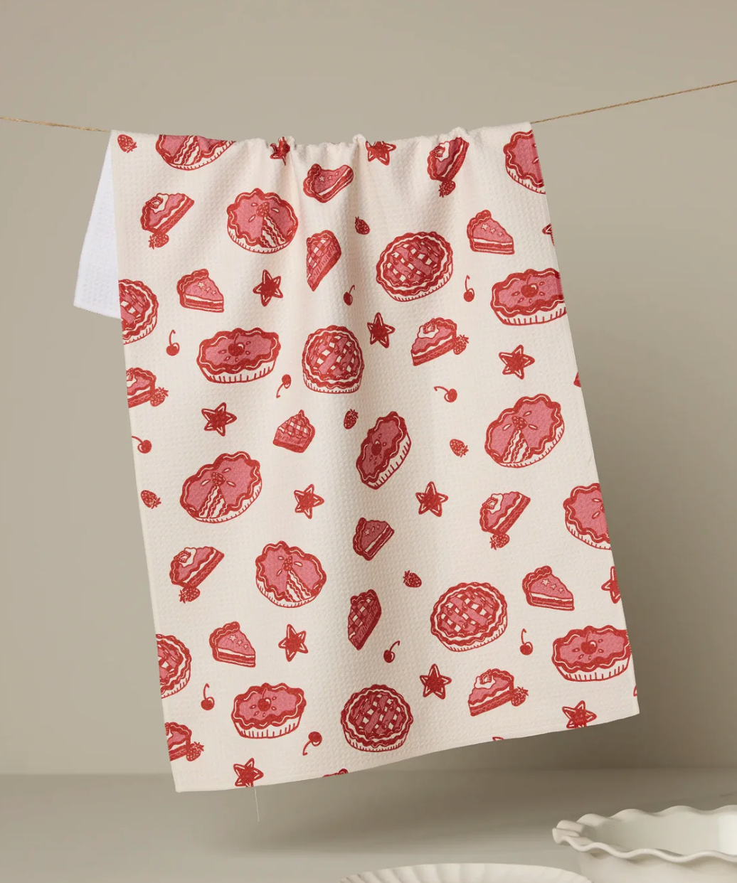 Pie triotic Kitchen Tea Towel