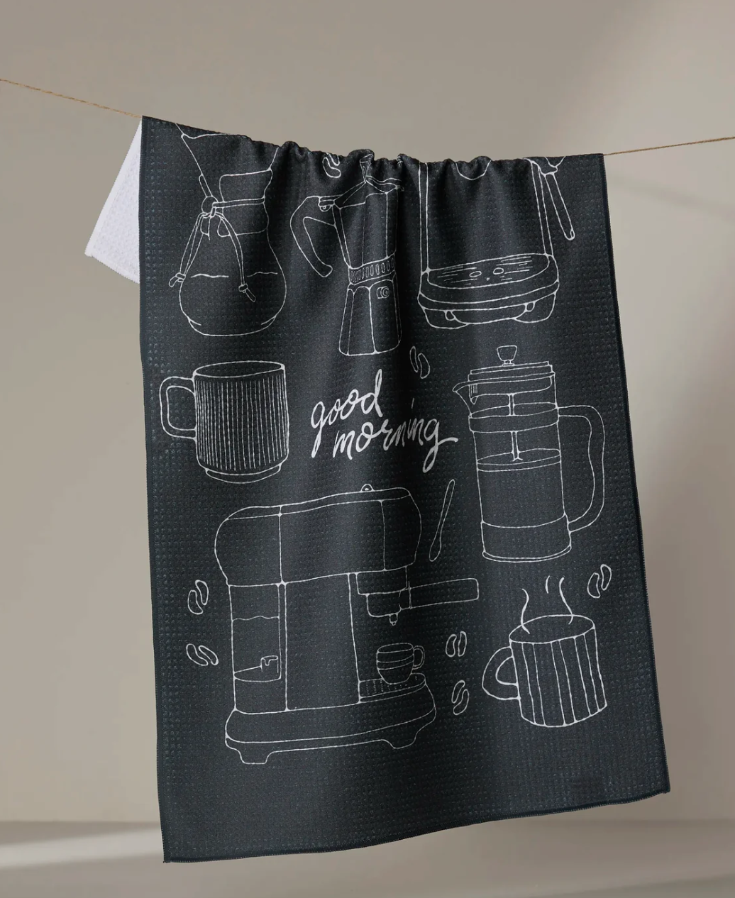 Good Morning Coffee Kitchen Tea Towel