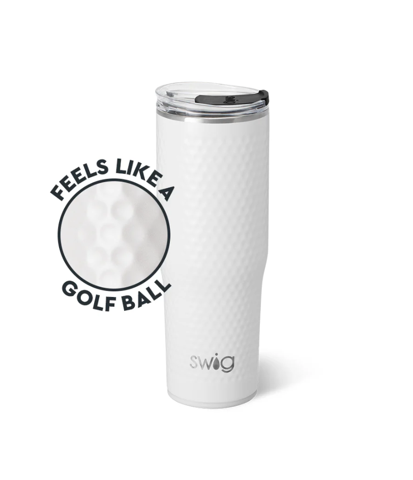 White Golf Ball Tumbler 30oz