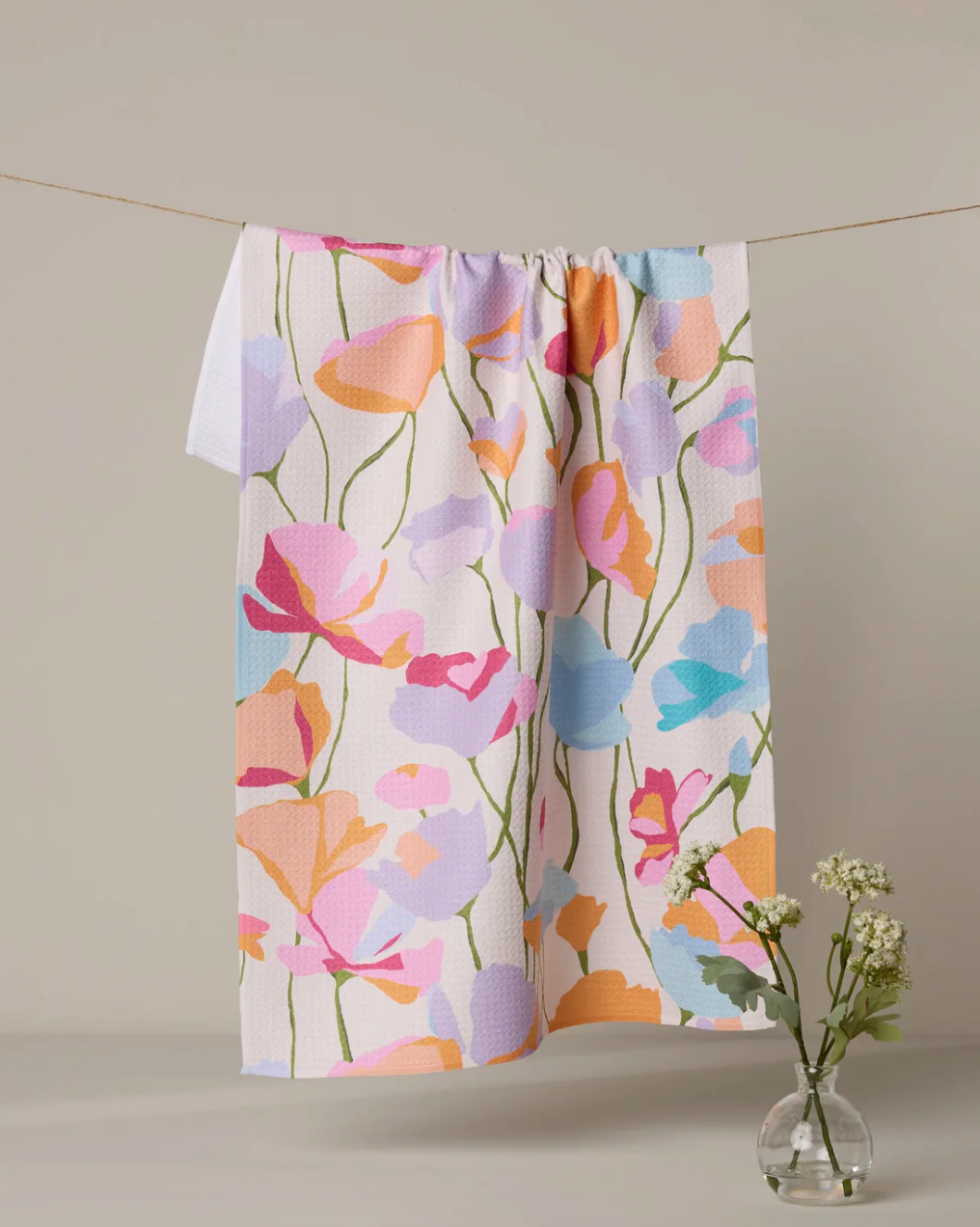 Sunlit Garden Kitchen Tea Towel