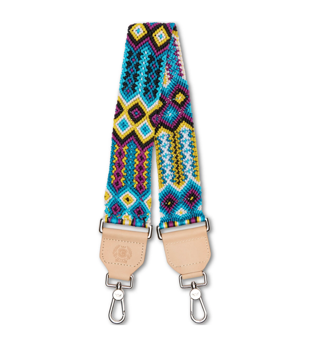Blueberry Wide Woven Shoulder Strap 2"
