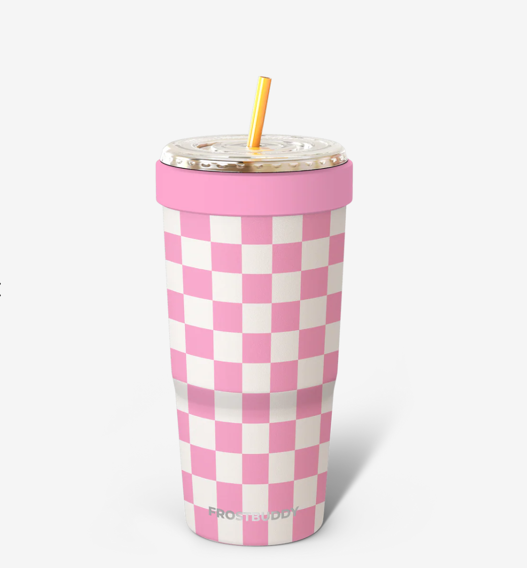 To-Go Buddy - Pink Checkered
