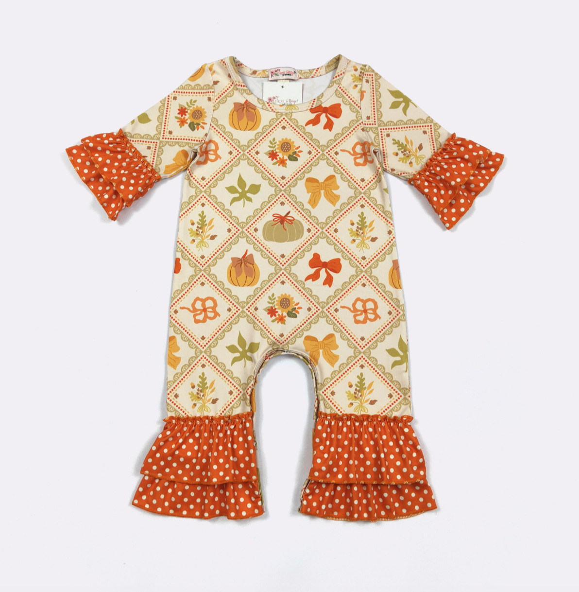 Harvest Patch Girl Romper