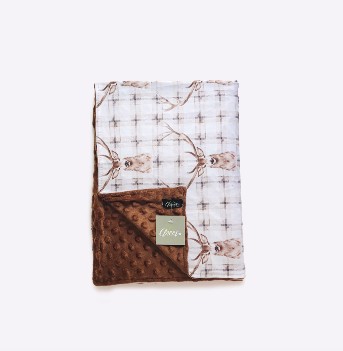 Plaid Deer Blanket