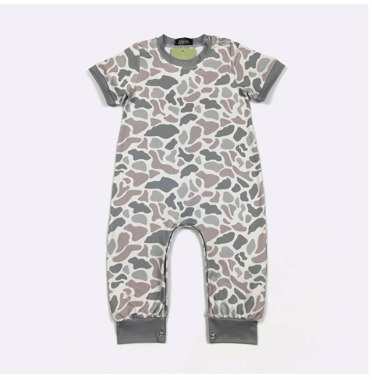 SS Urban Camo Boy Romper