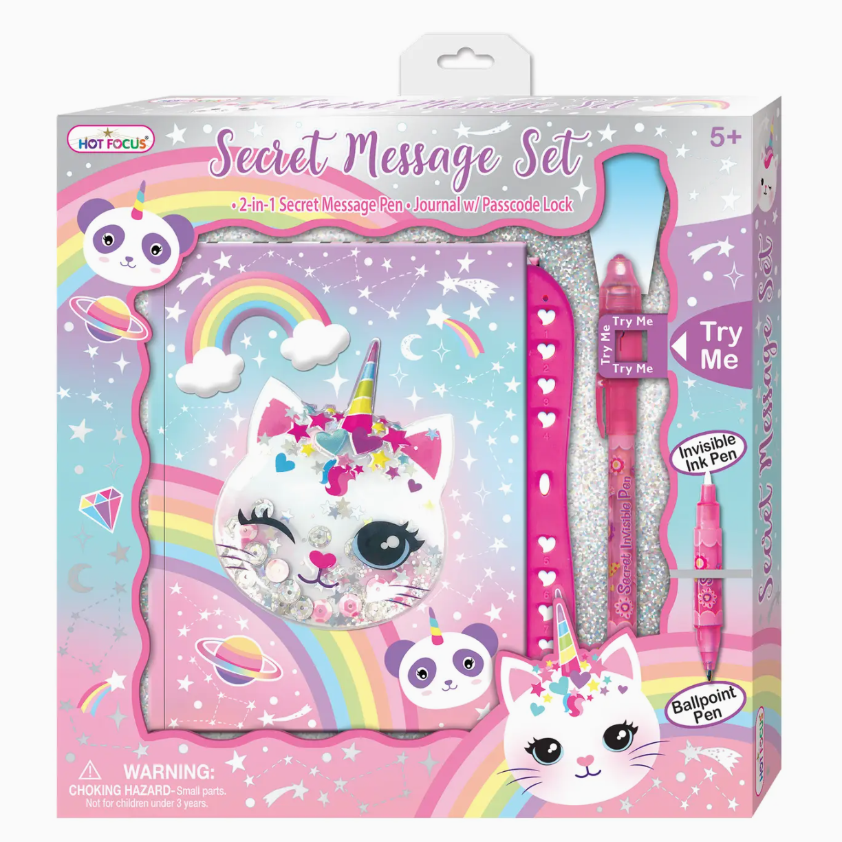 Secret Message Caticorn Journal