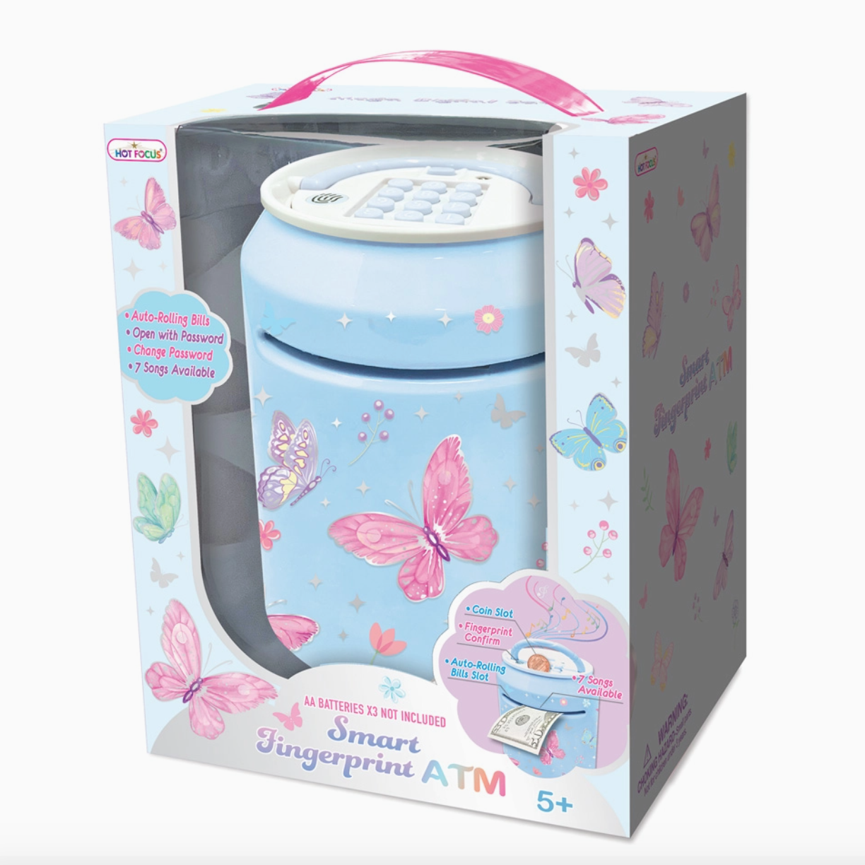 Smart Fingerprint ATM Tie Dye Butterfly