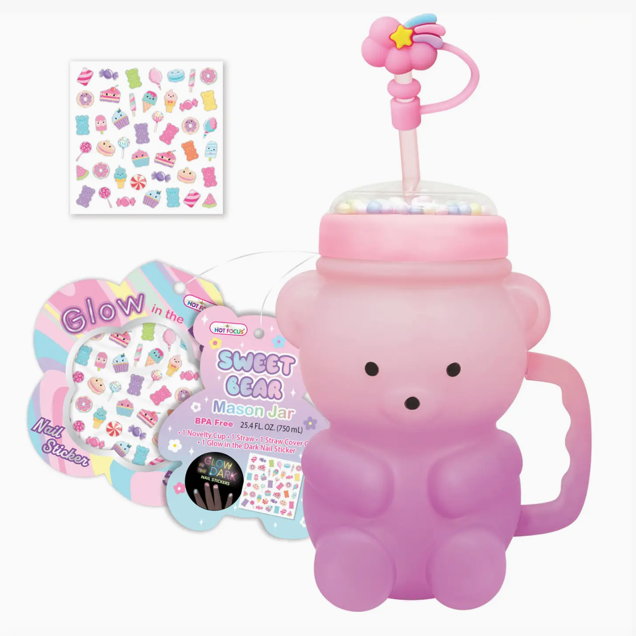 Sweet Bear Mason Jar Sugar Crush