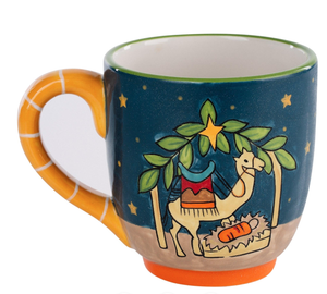 Manger With Camel Mug