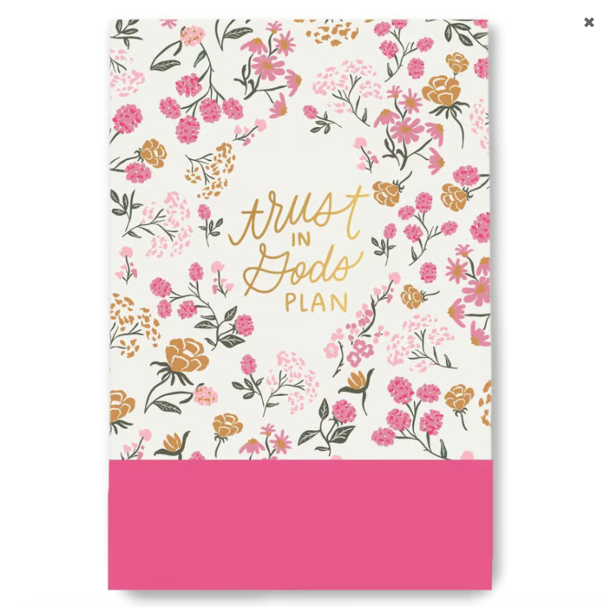 Trust In Gods Plan Flip Notebook