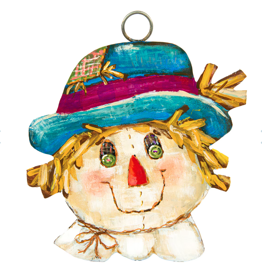 Scarecrow Galvanized Gallery Art Display
