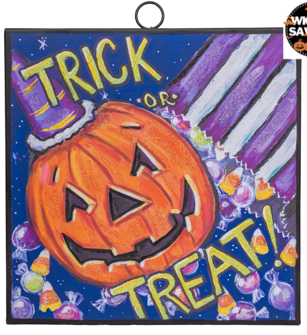 Large Hamilton Trick or Treat Jack O Lantern