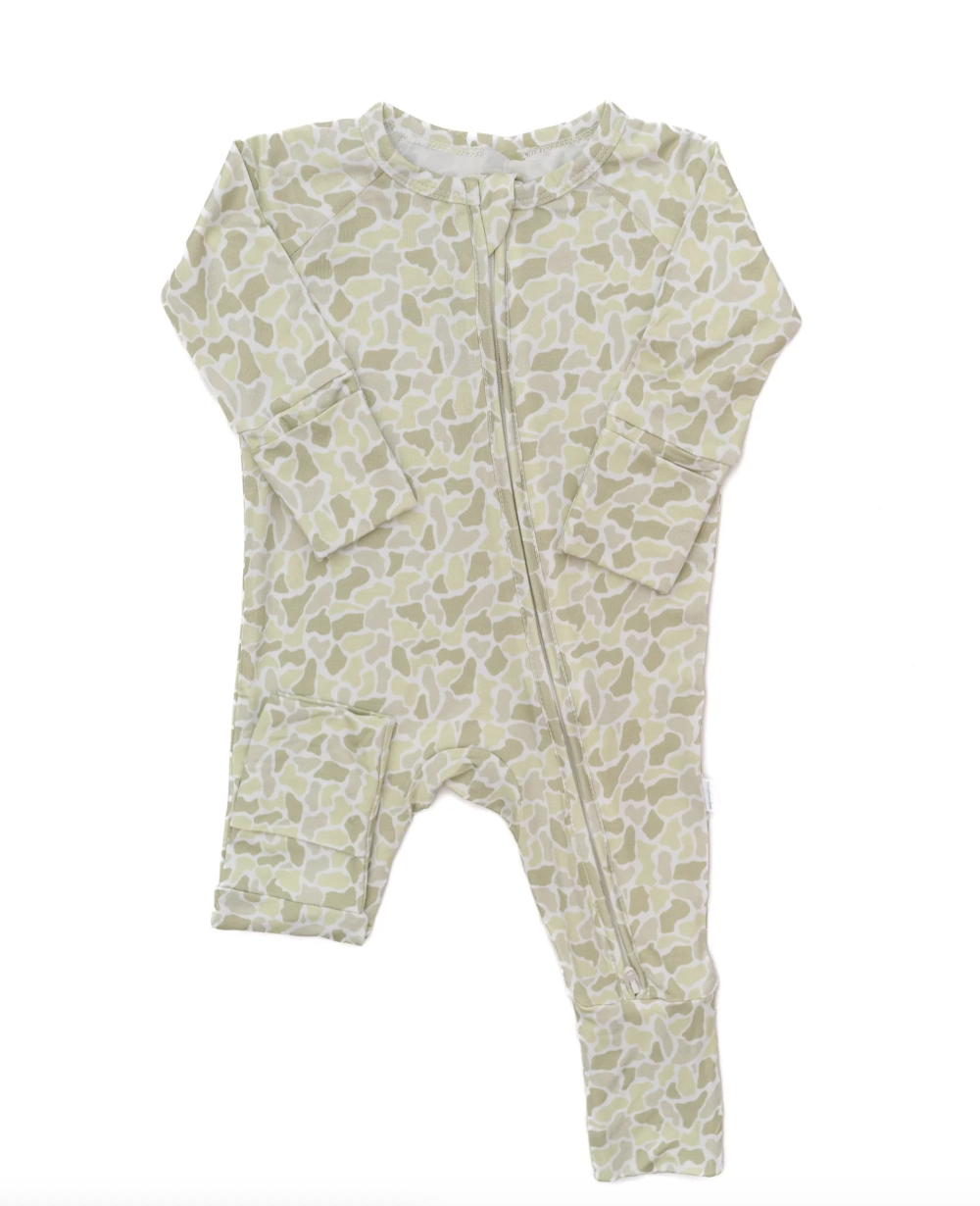Green Camo Sleep Romper