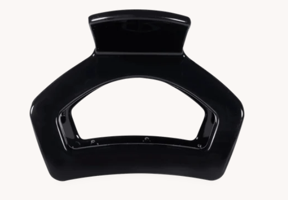 Jet Black Petite Open Hair Clip