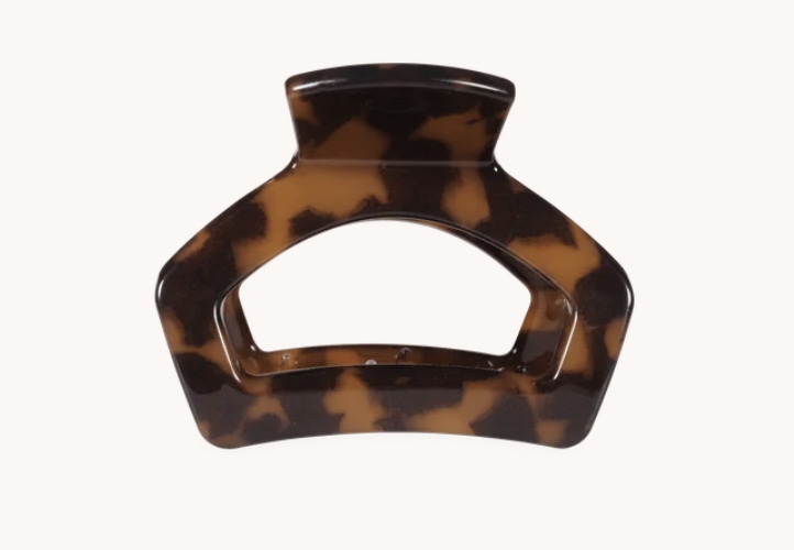 Tortoise Petite Open Hair Clip