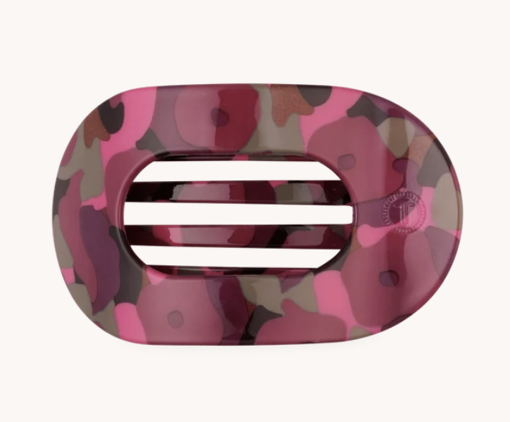 Garden Glam Large Flat Round Hair Clip