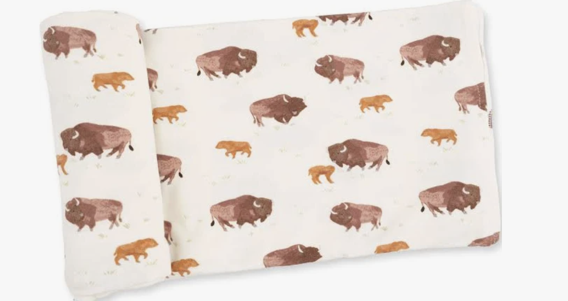 American Buffalo Swaddle Blanket