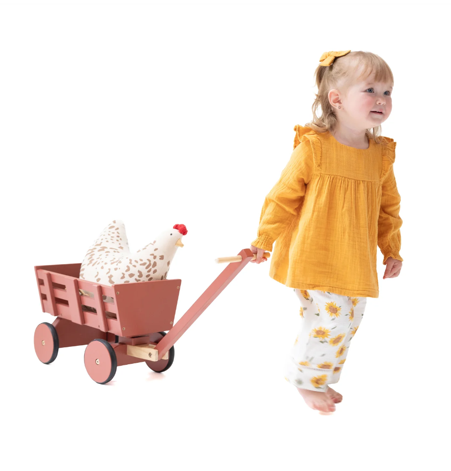 Baby Sunflower Long Sleeve Ruffle Tunic And Smocked Waist Pant