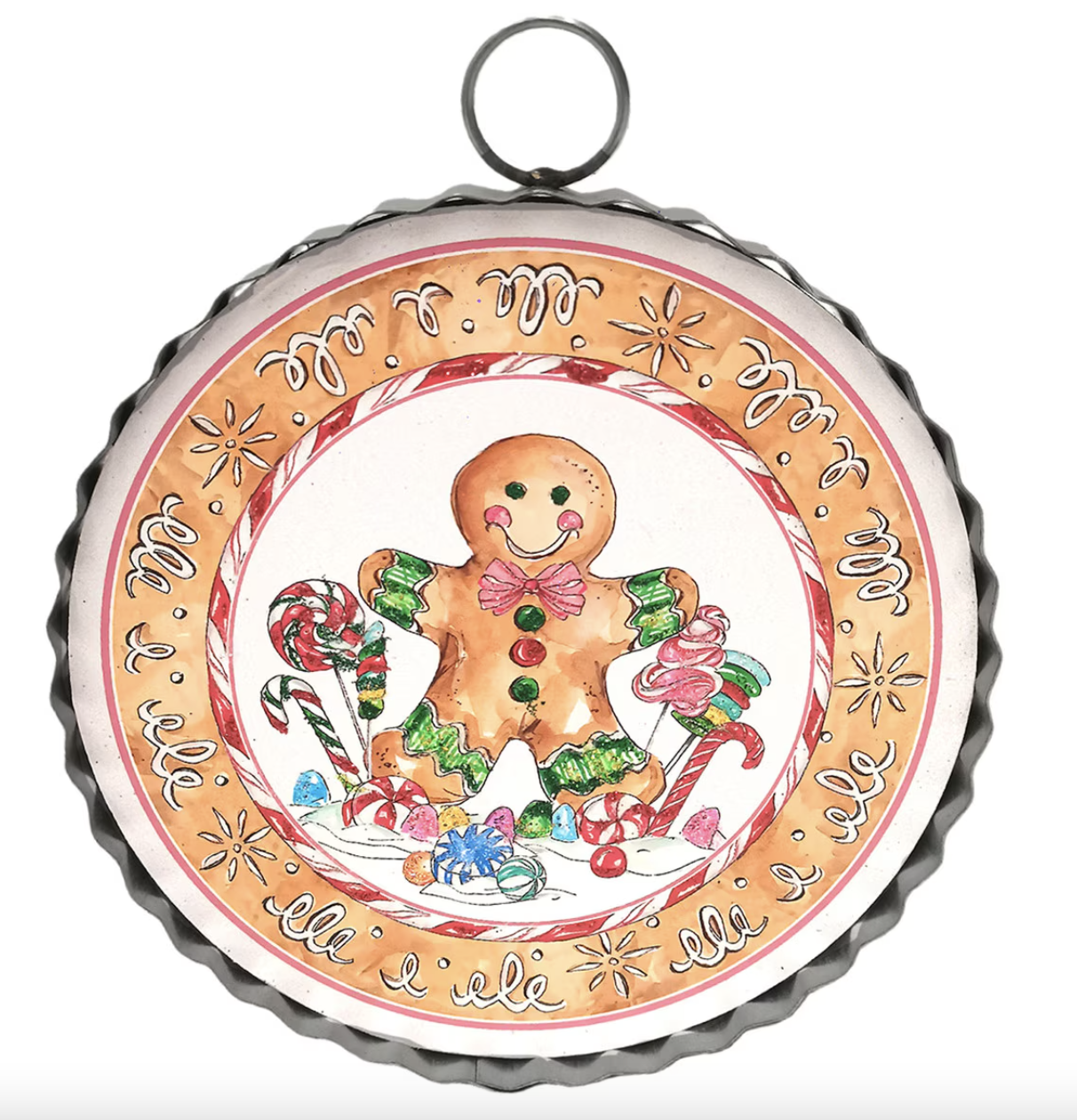 Mini Becks Round Gingerbread Cookie