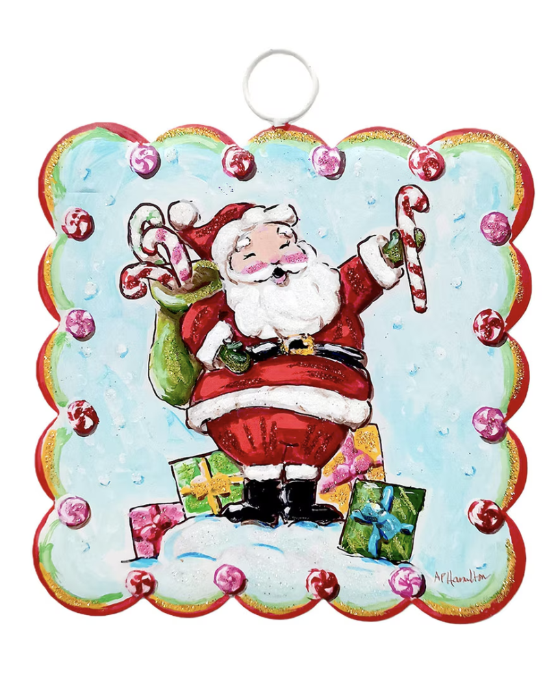 Mini Hamilton Scallop Belly Laugh Santa
