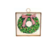 Mini Gallery Green Wreath Red Balls