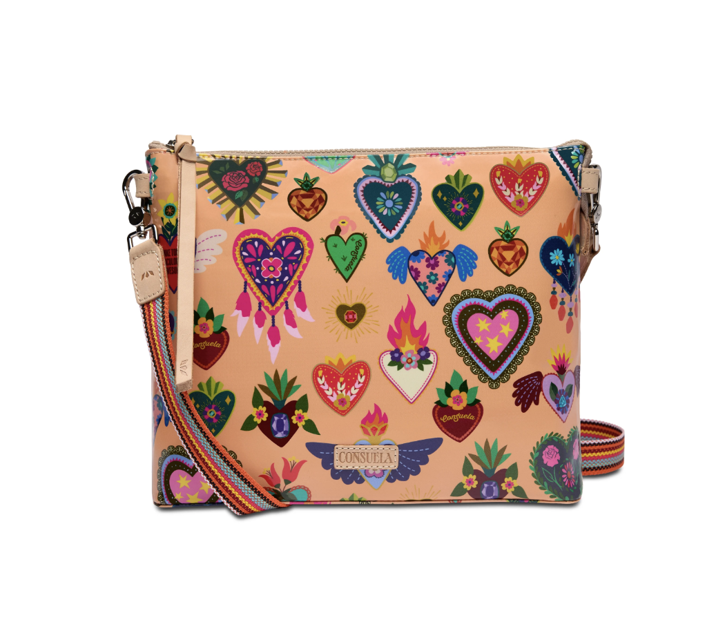 Peach Downtown Crossbody