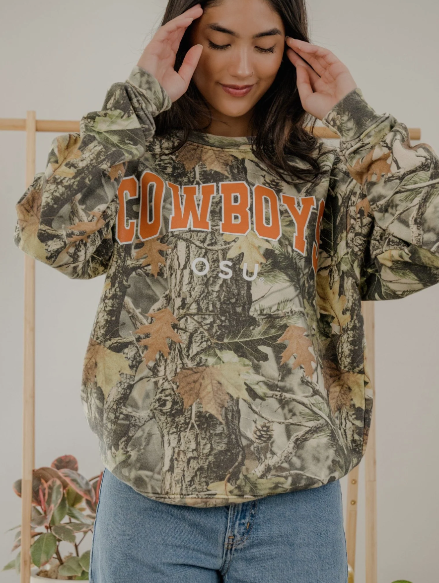 OSU Cowboys Camouflage Sweatshirt