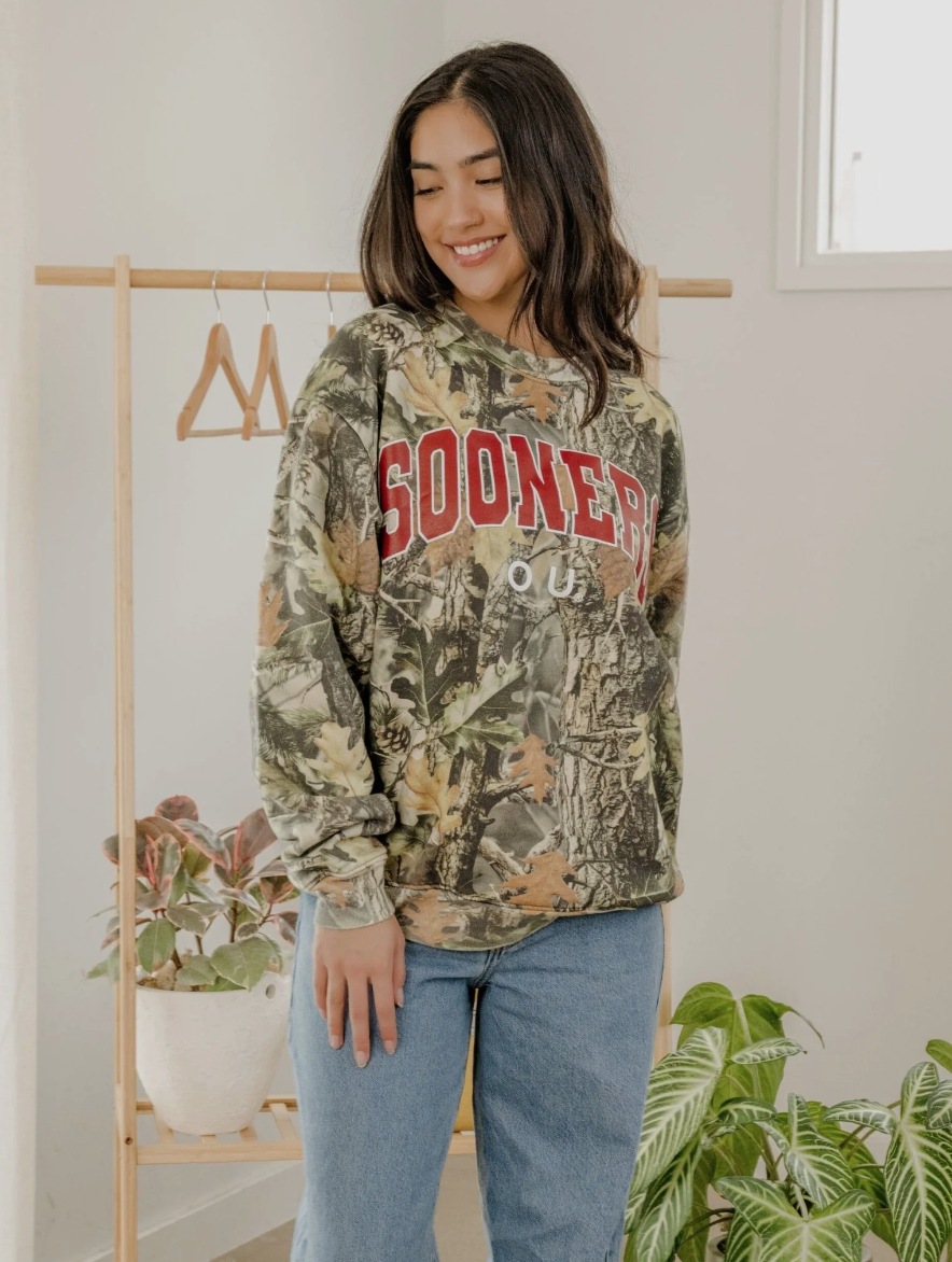 OU Sooners Camouflage Sweatshirt